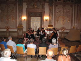 Photo of Marble Hall in Schloss Mirabell Classical concert inside Schloss Mirabell's Marble Hall - May 2013