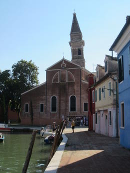 Photo of Old church and Tower. Another example of the several leaning towers all around the island of Venice. , Jose - September 2016