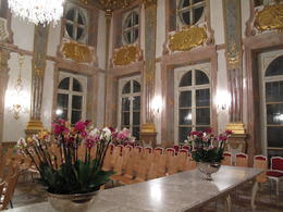 Photo of Marble Hall in Schloss Mirabell Classical concert inside Schloss Mirabell's Marble Hall - May 2013