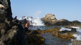 Photo of Natural Pool A beatiful scene and fun swimming at the Natural Pool. You can really only see, and know where it is if you are a local or on a tour as it is a trek and very rough roads. , Livingston H - May 2016