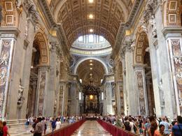 Photo of Inside St Peter's Basilica It's impossible to imagine just how big St Peter's is until you're standing inside it, looking up., emmaknock - September 2016