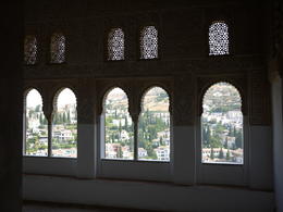 Photo of Skip the Line: Alhambra and Generalife Gardens Half-Day Tour Windows overlooking Granada, Laura All Over - August 2014