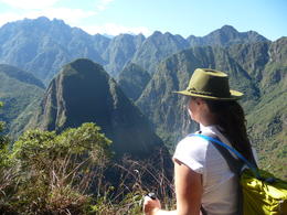 Photo of Taking in the view of the surrounding mountains Taking in the view of the surrounding mountains, Trina Tron - July 2013