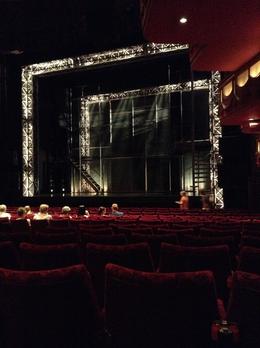 Photo of Great seats - uninterupted view of the stage View of the stage from our seats for Jersey Boys , Sandy B - July 2013
