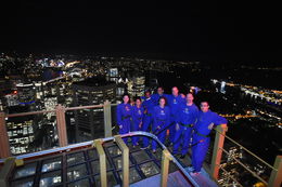 Photo of Team outing at the Skywalk! Nighttime climb at the Sydney Skywalk on top of the Sydney Tower Eye - April 2016