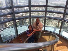 Photo of Between floor 125 and floor 124 These are the stairs between the 2 floors you can visit. , leon.j - August 2016