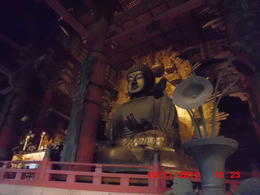 Photo of Big Buddha Big bronze Buddha in Japan. Nara Daibutsu, Nara Big Buddha. Constructed 752 AD , Donald S - November 2013