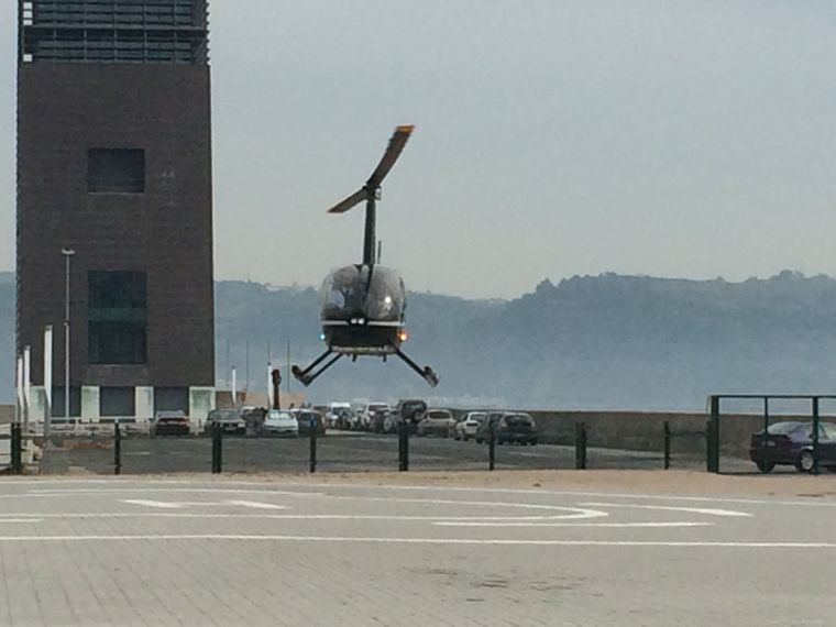 Arrivée de lhélicoptère - Lisboa