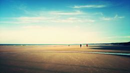 Photo of Omaha Beach Until you see it for yourself, only then you realise that photos and movies cannot convey truly the real size of the stretch of land nor the distance and obstacles the soldiers had to overcome. , Rem - November 2015