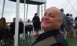 Photo of Vernons Birthday Steamboat Cruise We are just getting started on our Natchez Steamboat Cruise for Vernon's Big Birthday Dinner Cruise here in New Orleans! , karenalex67 - August 2016