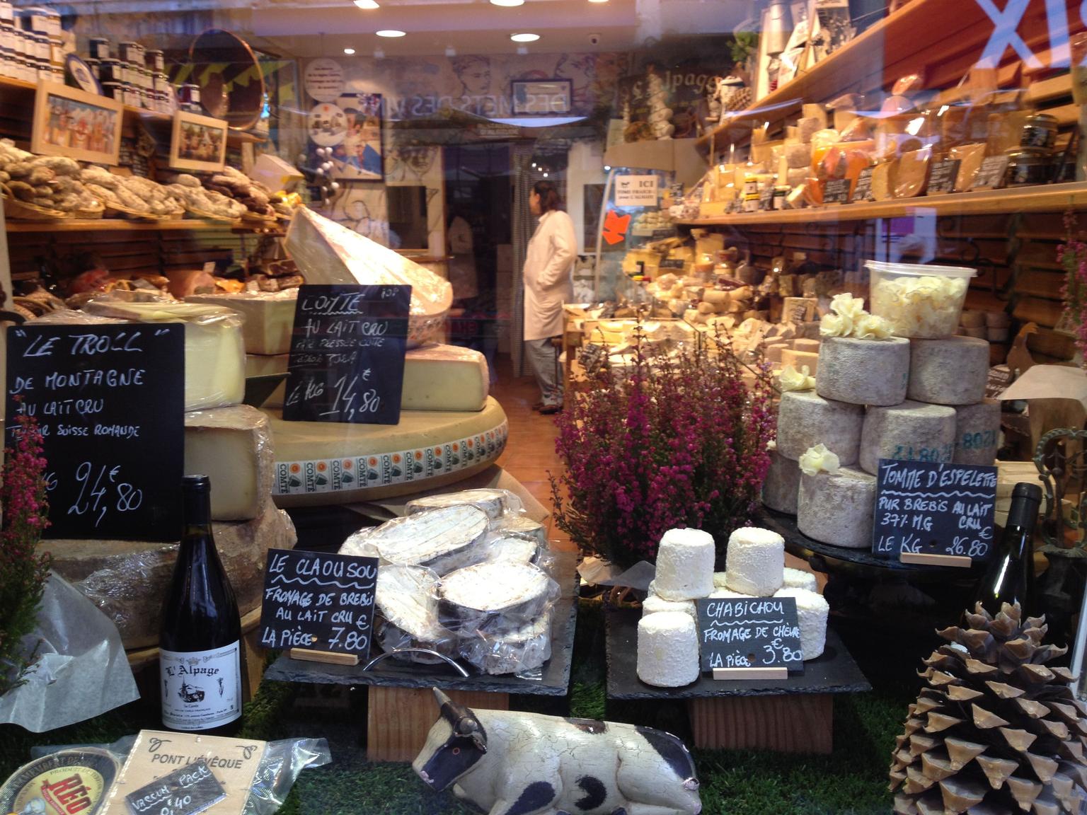 A fabulous cheese shop