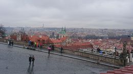 Photo of Up High Visiting the castle in Praha, listening to the guide tour with a lot of information and seeing the city view from up high. , Sasiwimon B - April 2016