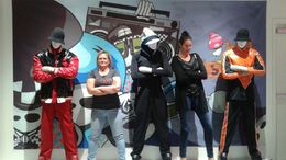 Photo of Fun with the Jabbawockeez The gift shop is located right outside the theater with many of the Jabbawockeez that you can pose with., Nicks - March 2016