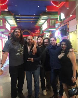 Photo of Myself and Wife With Comedians. Myself and wife with the four most funniest guys I have met and seen on stage. Great guys that make you feel at home. This is great for an adults night out when you at Sin City. , Ivan - June 2016