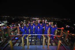 Photo of Team outing at the Skywalk! Nighttime climb at the Sydney Skywalk on top of the Sydney Tower Eye - April 2016