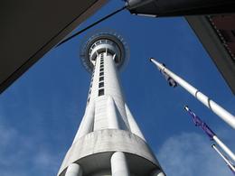 Photo of The Sky Tower from the bus on a beautiful clear Auckland day The Sky Tower from the bus on a beautiful clear Auckland day - November 2011