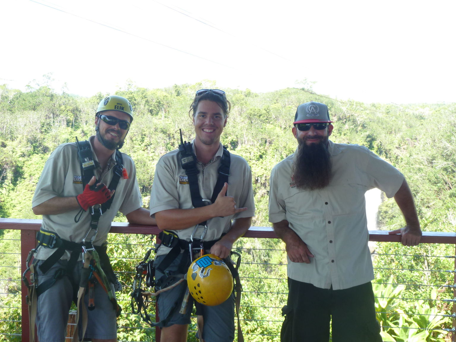 Guides zipline und driver.