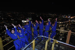 Photo of Team outing at the Skywalk! Nighttime climb at the Sydney Skywalk on top of the Sydney Tower Eye - April 2016