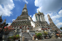 Photo of Wat Arun (Temple of the Dawn) Wat Arun (Temple of the Dawn) ancient remains in Bangkok, Thailand - June 2011