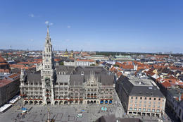 Photo of View of Munich City Hall with Marienplatz View of Munich City Hall with Marienplatz - May 2011