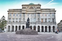 Photo of The Copernicus statue. The Copernicus statue and square can also be seen along the royal way of Warsaw. , David Lally - October 2015