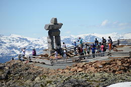 Photo of Whistler Peak to Peak Gondola Others gathering around the magnificent view!, Jeff - August 2013