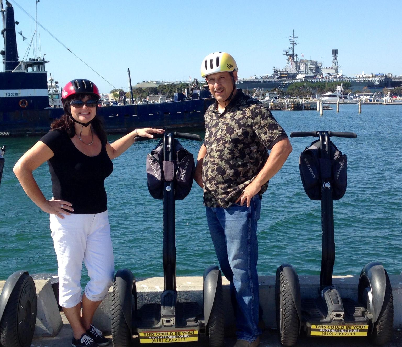 The USS Midway on the Segway Tour