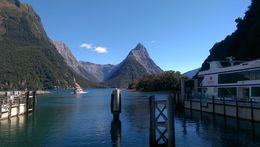 Photo of All aboard the Pride of Milford! We are not in the photo here, but its the view of Milford Sound right before boarding the Pride of Milford. Such breathtaking view! , ERDOUGLAS L - April 2015