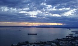 Photo of The one and only Space Needle This was my best photo. Only from the observation deck facing south-west near sunset. Hope you enjoy! , Jason R - July 2016