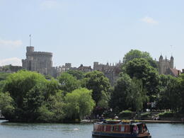 Photo of View of Windsor Castle from the Thames View of the castle from the bike path along the Thames. , Chloe` - July 2014