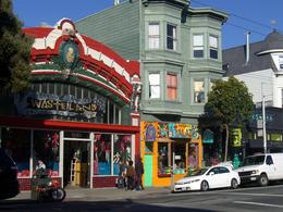 Photo of Haight-Ashbury shops, San Francisco Cool vintage/secondhand shop in Haight-Ashbury district, San Francisco, skigirlsf - December 2011