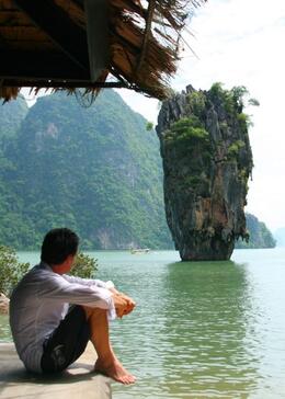 Photo of James Bond Island Millions of people know this place, but few know where it is. It's actually Ko Tapu, an hour or so from Phuket. , RobC - December 2010