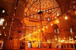 Photo of Inside the Blue Mosque Beautiful interiors comparable to the Alabaster Mosque in Egypt, Raymond G - December 2009