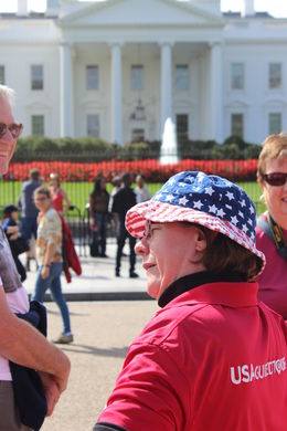 Photo of Lovely Mary Mary was explaining some details about Pennsylvania Street and the White House , Coco L - September 2015
