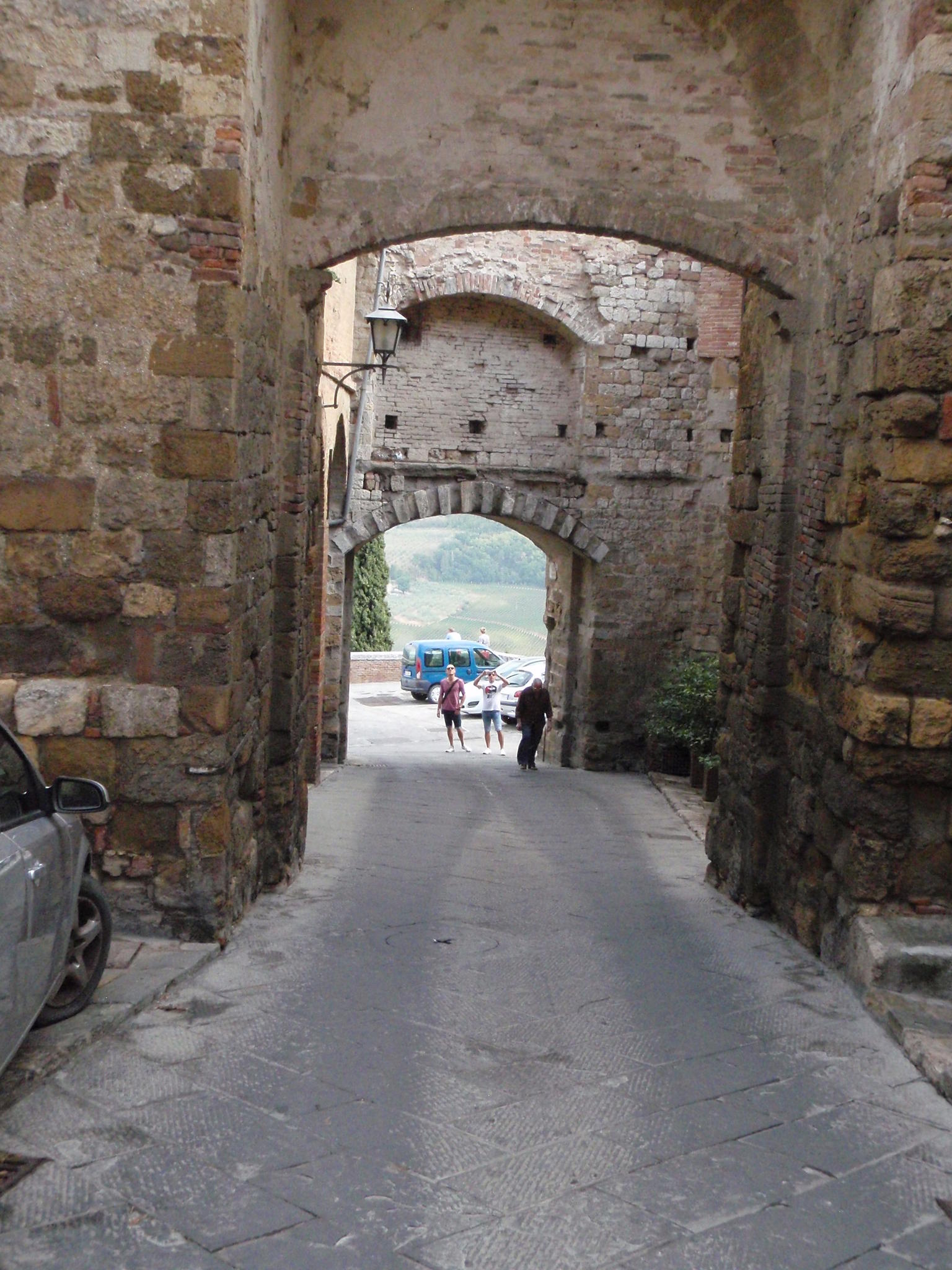 Double rampart walls and gates of Montepulciano