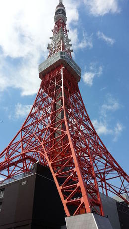 Photo of Tokyo Tower This is an iconic landmark of Tokyo. It serves both as a communications hub and a major tourist attraction at 333m. There are two observation decks, one at 150m and the other one at 250m. , Catherine C - April 2014