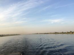 Photo of view from behind the ship this picture was taken from the sun deck on the ship while sailing , Fatma A - December 2014