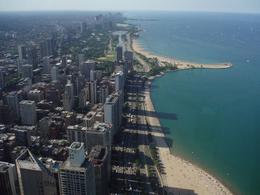 Photo of View of Lakeshore Drive from Hancock Tower cocktail lounge View of Lakeshore Drive from Hancock Tower cocktail lounge - December 2011