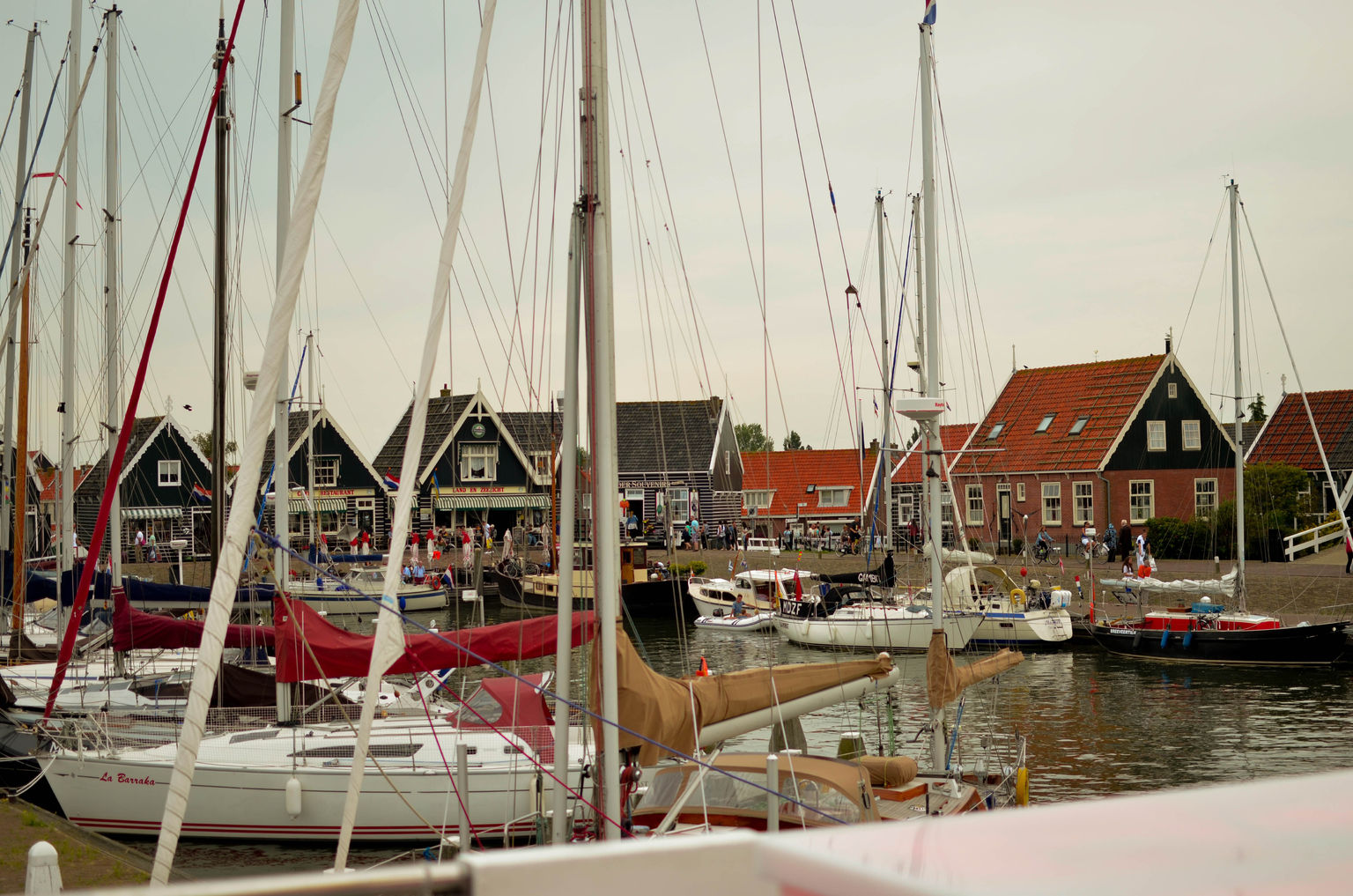 Arriving at Volendam