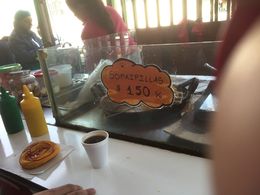 Photo of Soparillo off of a stand We sampled lots of Chilean fast food. Here is a pumpkin based fried soparillo , Susan J - April 2016