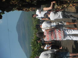 Photo of Winery Our tour guide Vito, describing the winery process in the vineyards... Mt. Vesuvius in the background! , Claudia J - September 2016