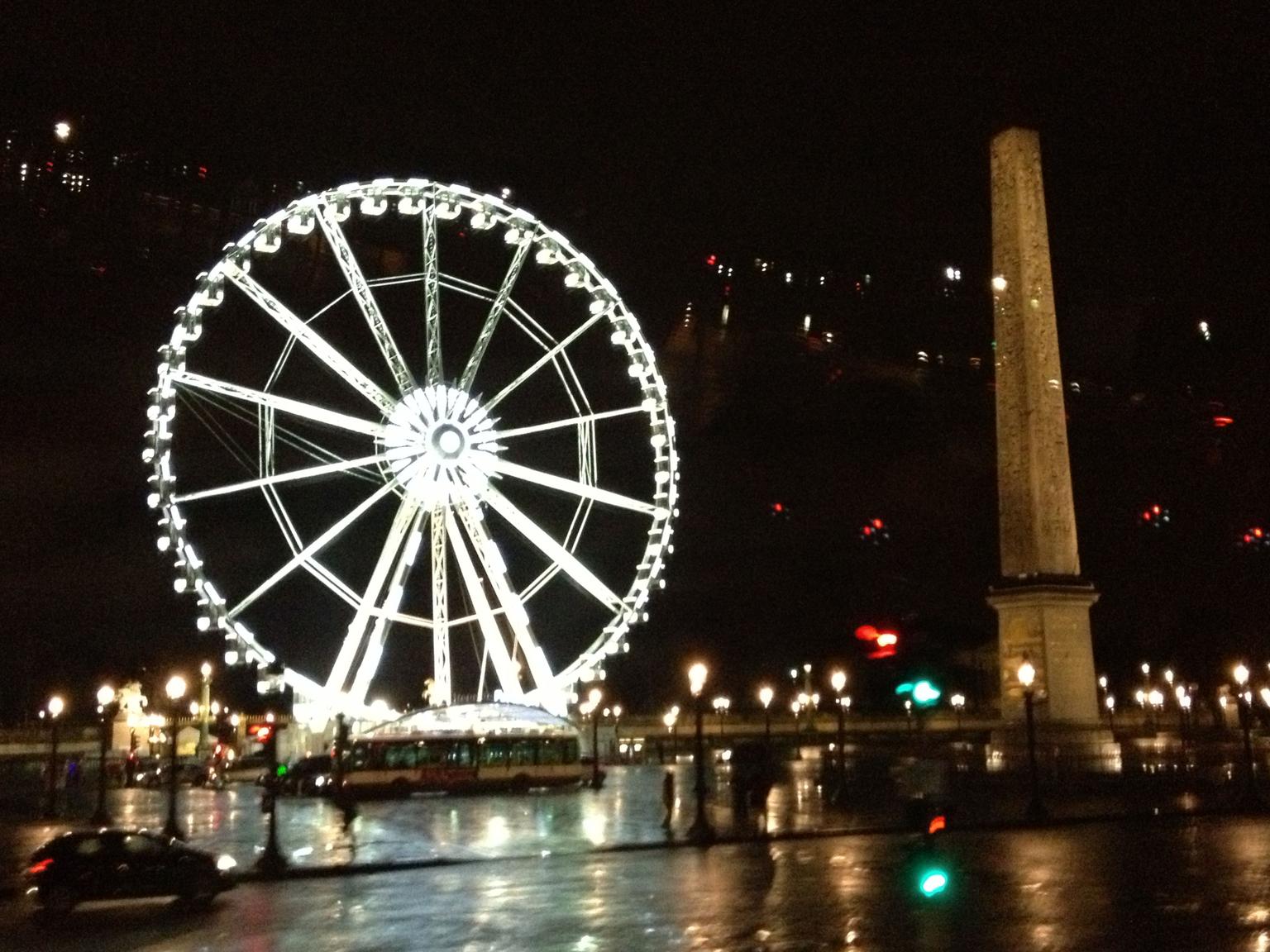 Cleopatras Needle and Roue de Paris
