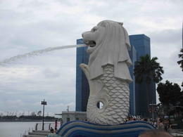 Photo of Merlion in Marina Bay area Merlion in Marina Bay, one of the 5 photo stops on the tour , James Fong - February 2013