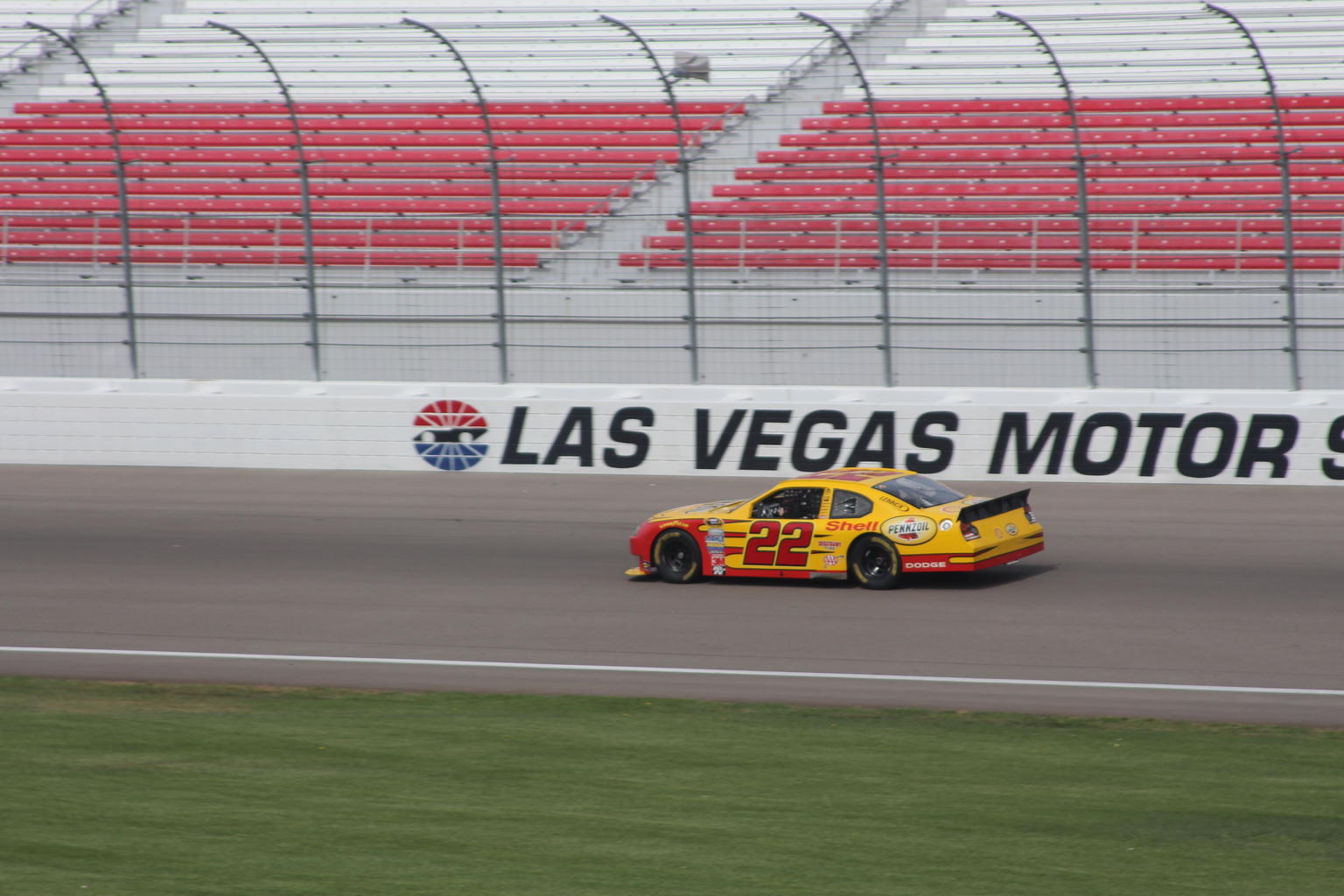 4th lap of Las Vegas Motor Speedway