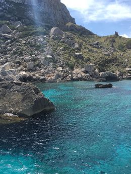 Photo of At least the views are good Out on the coast of Mallorca. No idea where as the guide provided no information , Kerri C - April 2016
