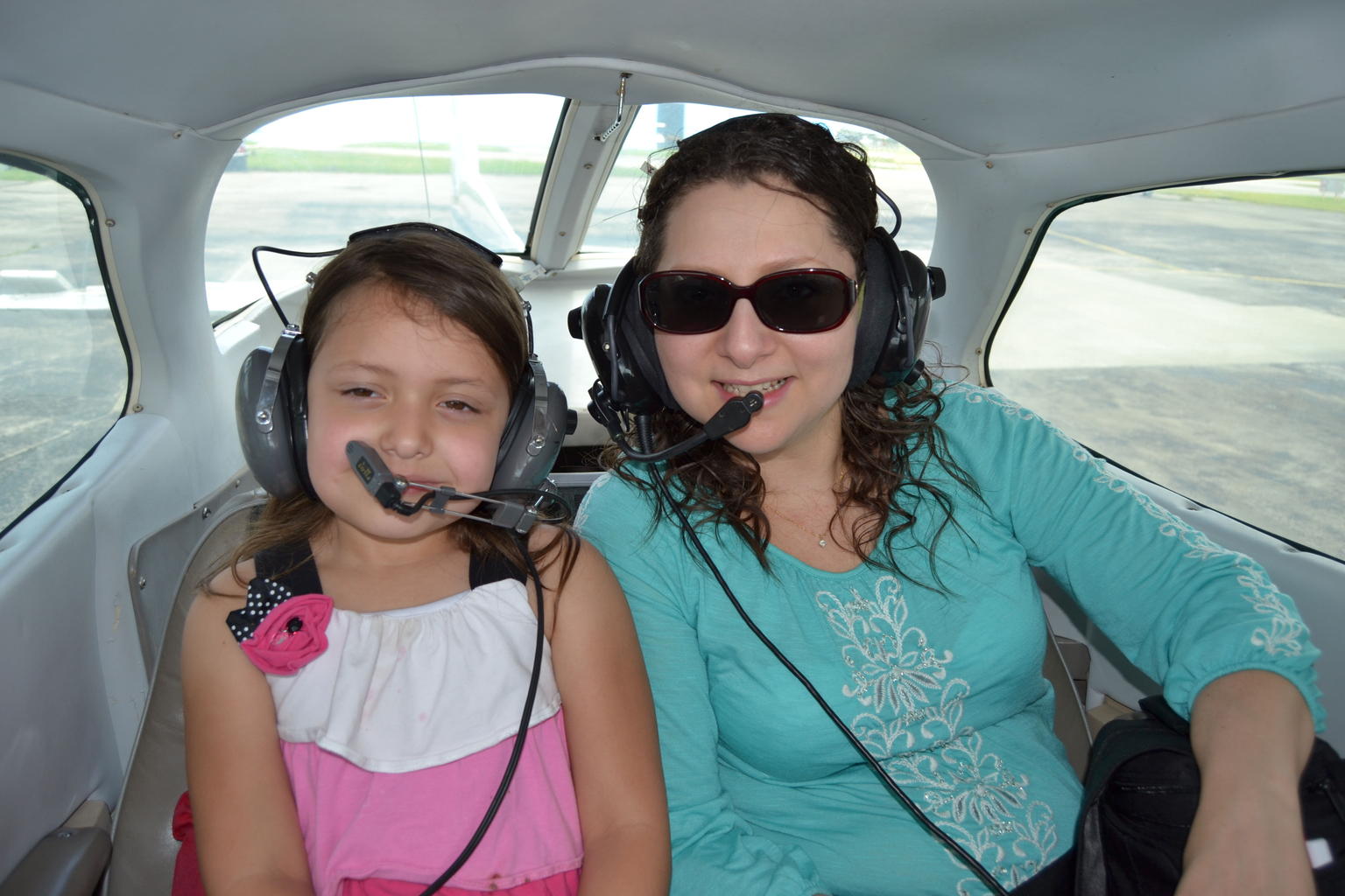 Daughter's first flight