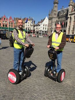 Photo of Segway tour through Bruges Segway tour through Bruges. What a fun and entertaining way to see this quaint village. , Mark P - September 2015