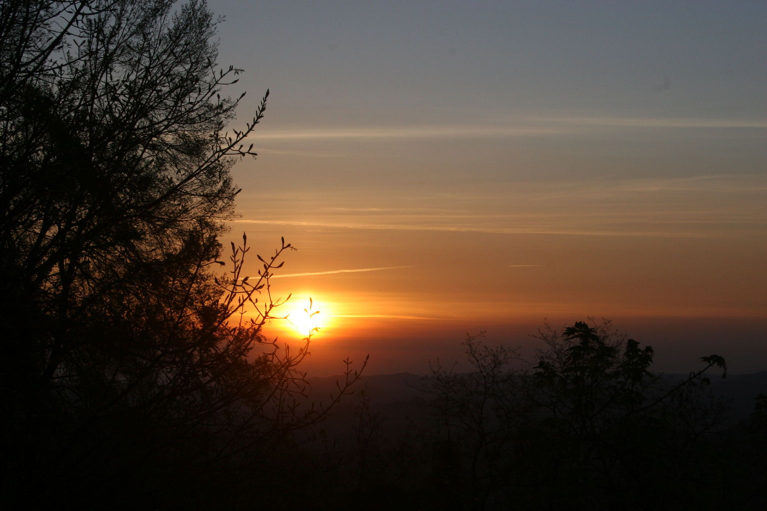 Sunrise over the Alps