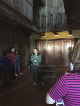Photo of Torture Chamber Doges Palace Here is where prisoners were strung up and questioned by Doge personnel. The tour guide is explaining the apparatus. , Jeffrey C - June 2015
