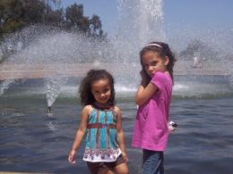 Photo of Balboa Park Fountain Our girls posing at one of the fountains in Balboa Park., Travel Mom - September 2010